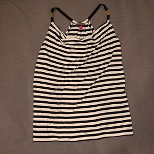Vince Camuto Halter Top w/ clasps, size medium